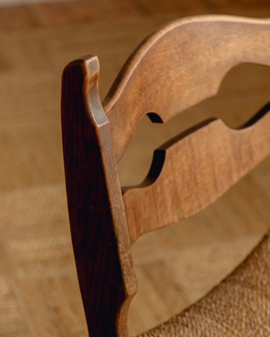 Guillerme & Chambron Razor Back Dining Chairs