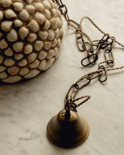 Mid Century Shell Pendant Lights