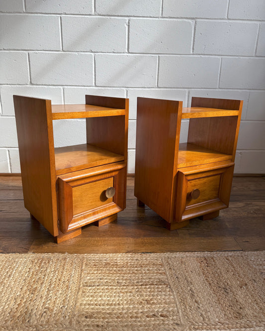 Pair of Deco Bedside Tables