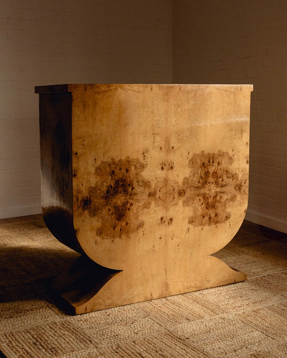 Burl Art Deco Cabinet