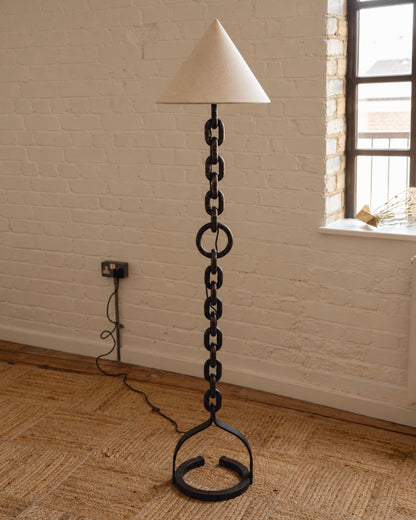 Brutalist Chain Floor Lamp