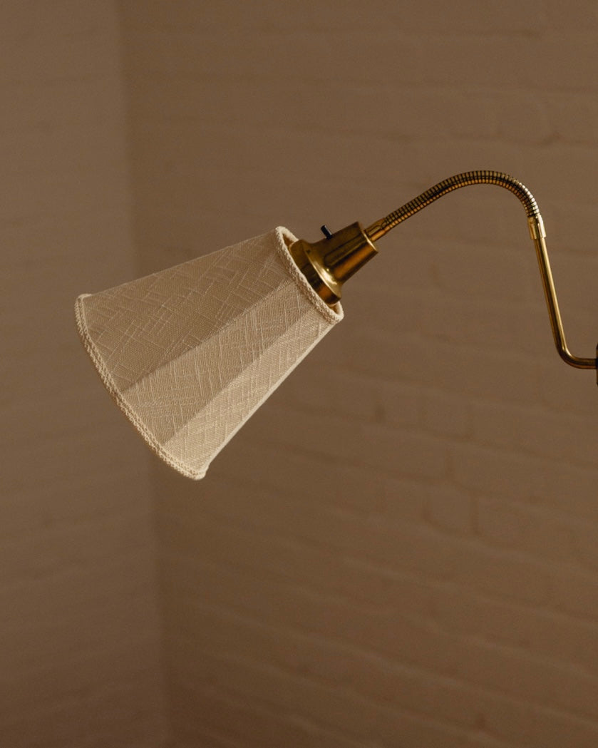 Swedish Brass Floor Lamp