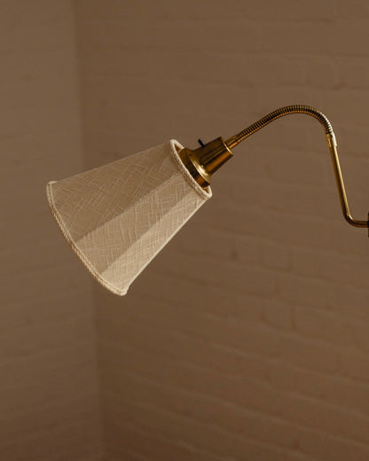 Swedish Brass Floor Lamp