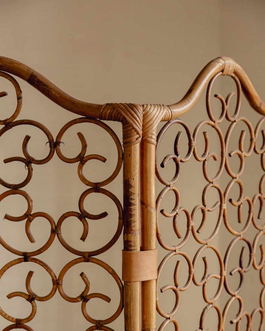 Bamboo Folding Screen