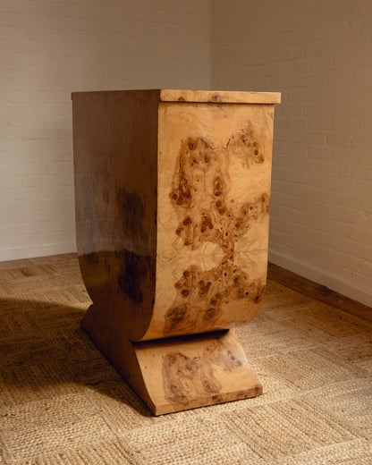 Burl Art Deco Cabinet