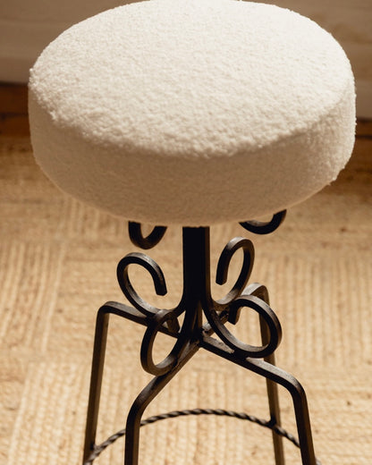 ON HOLD - French Wrought Iron Stools