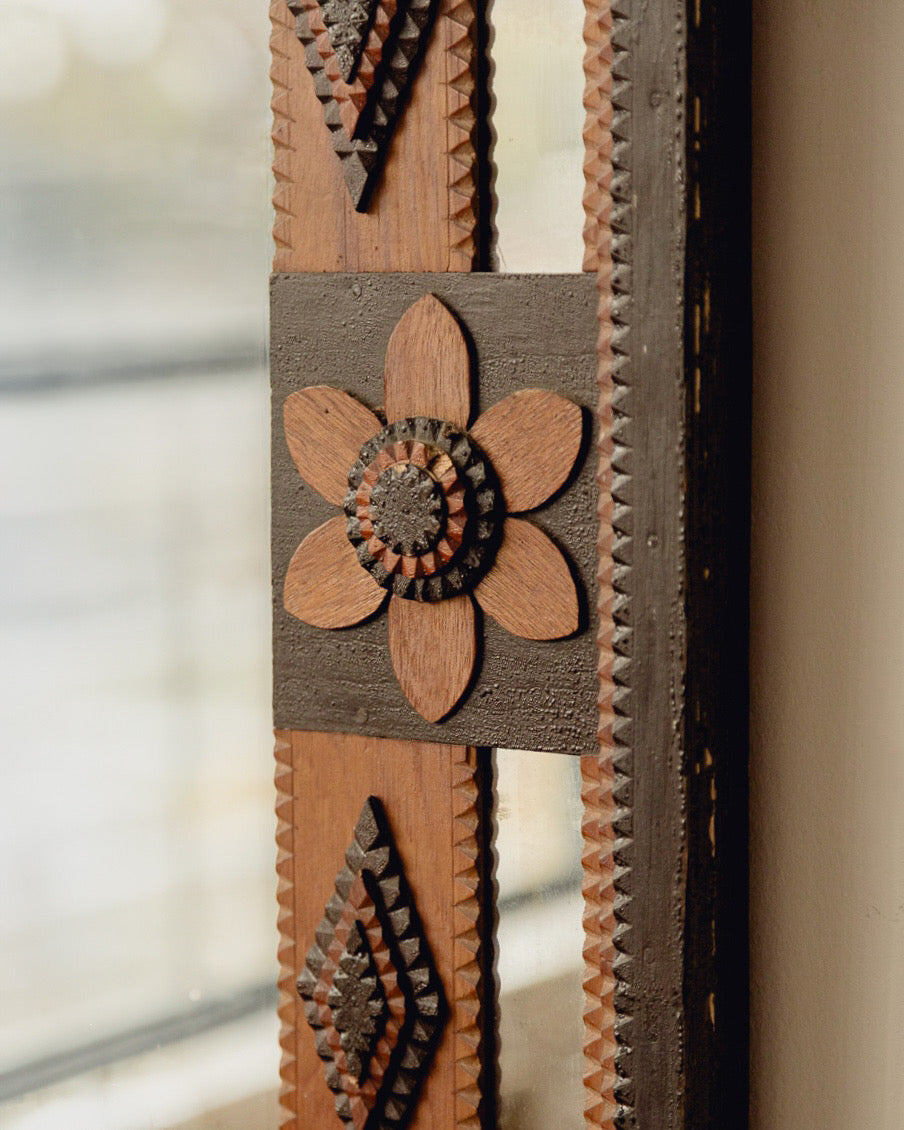 Swedish Tramp Art Mirror