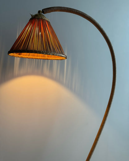 Mid Century Curved Floor Lamp