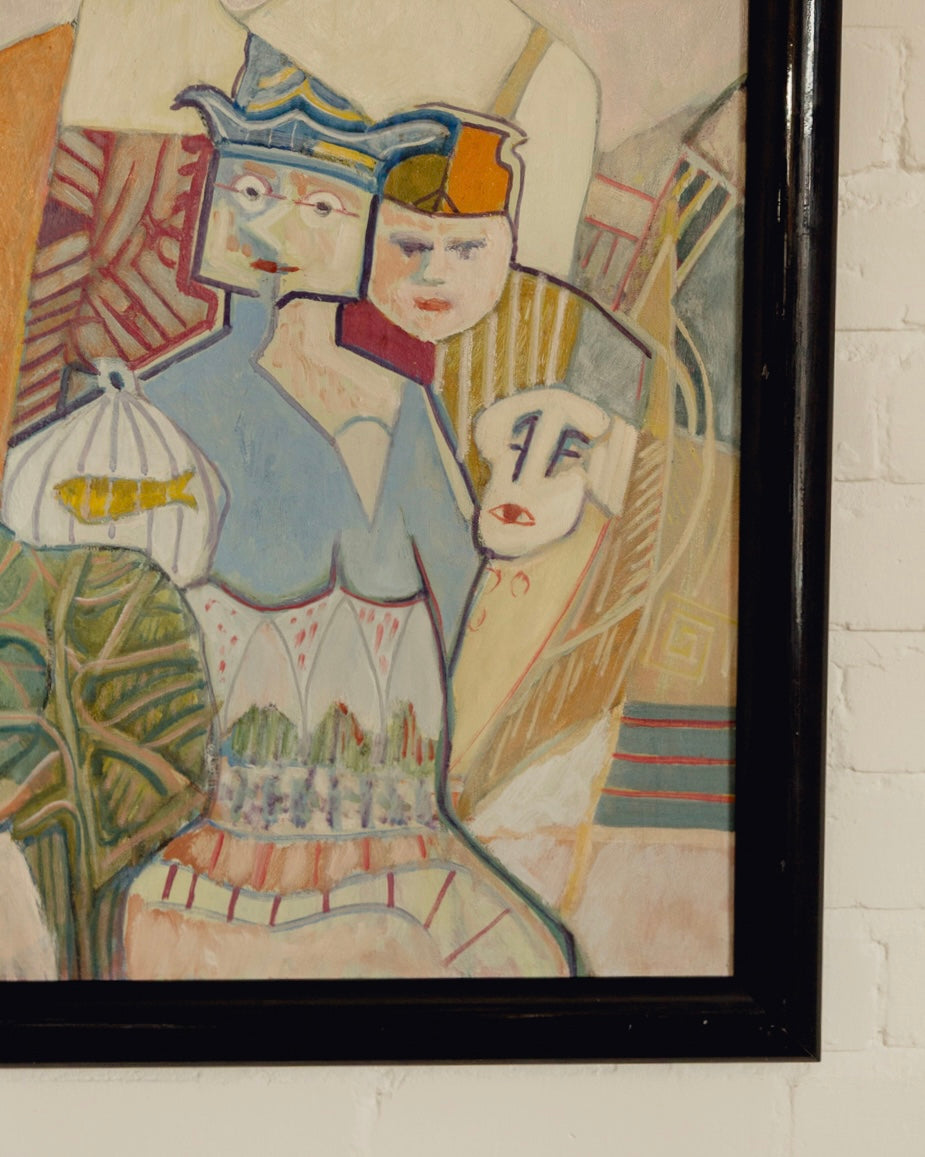 Cubist Party Scene