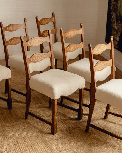 Henry Kjærnulf Razor Back Dining Chairs