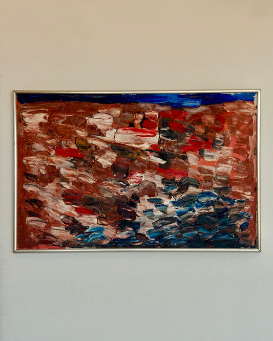 Abstract Reds and Blues