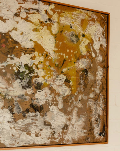 Abstract Ochre and Pink