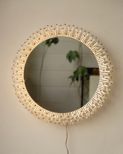 Mid Century Backlit Mirror by Emil Stejner