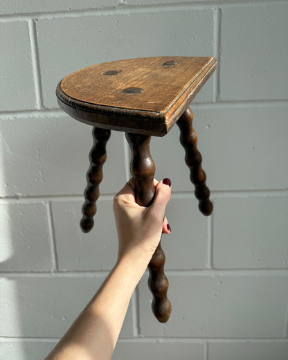 Half Moon Bobbin Stool