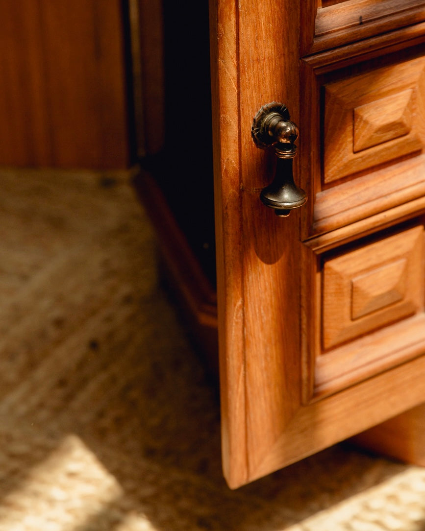 Brutalist Side Table / Cupboard
