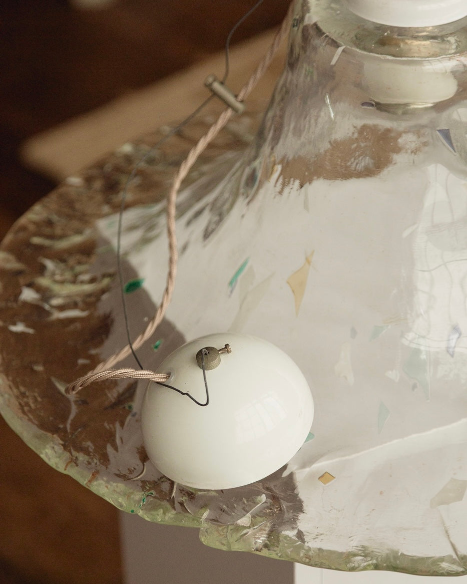 Murano ‘Terrazo’ Glass Pendant Light