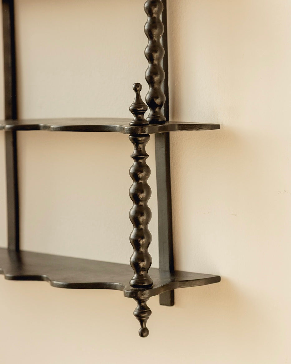 Wavy French Bobbin Shelves