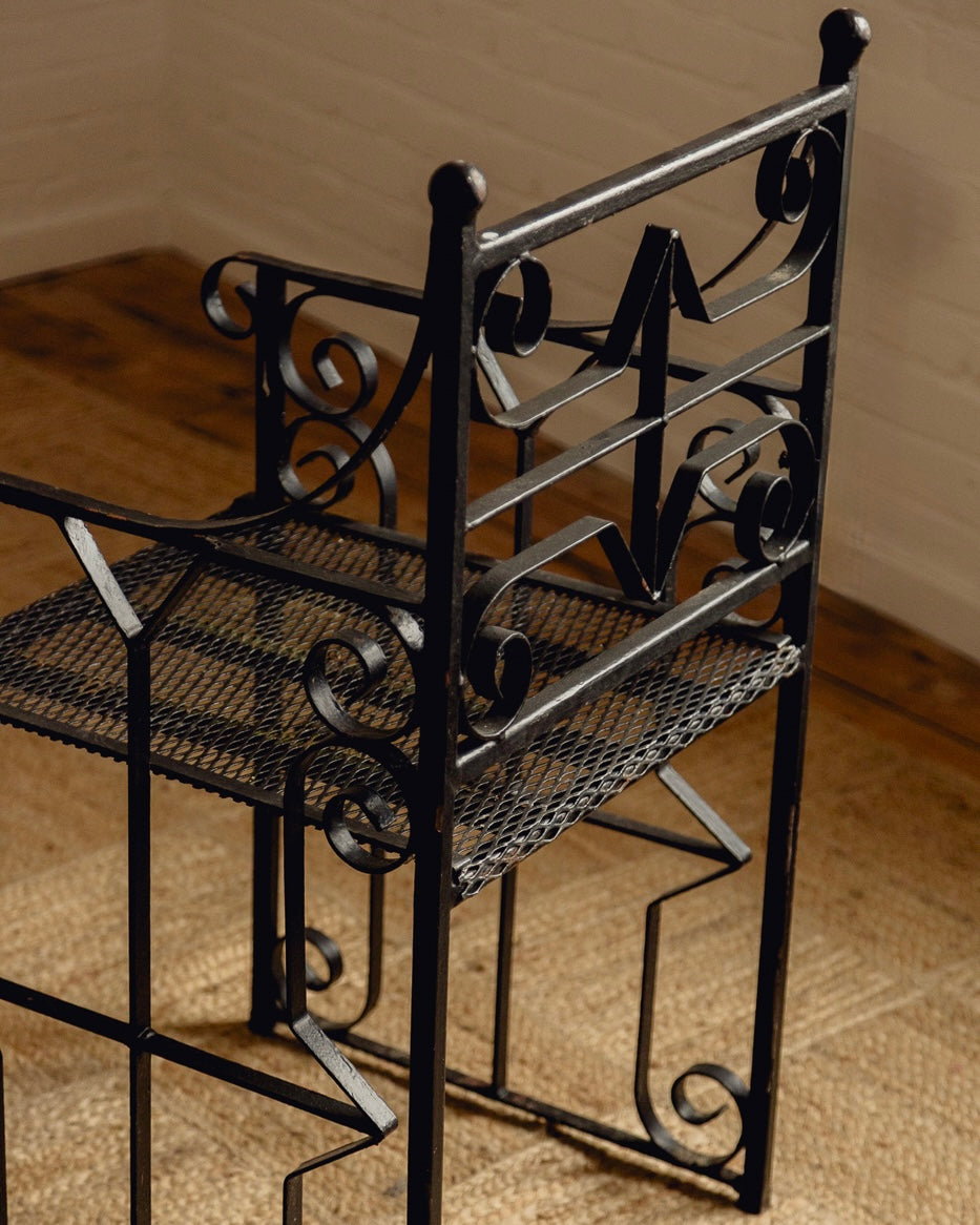 Wrought Iron Armchair