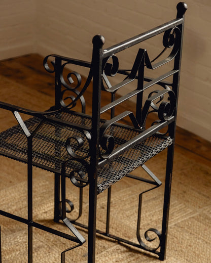 Wrought Iron Armchair