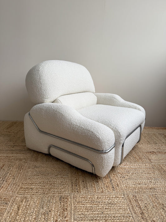 Italian Boucle Armchair