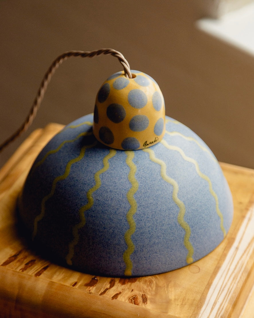 1960s Paradisverkstan Ceramic Pendant Light