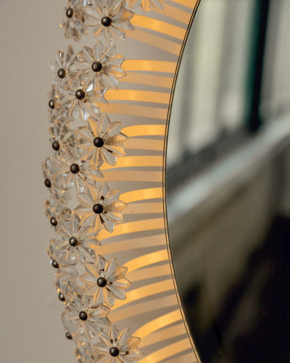 Mid Century Backlit Mirror by Emil Stejner