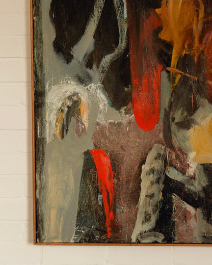Abstract Blues and Reds