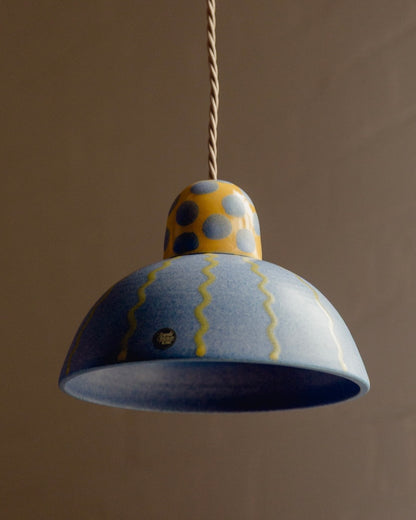 1960s Paradisverkstan Ceramic Pendant Light