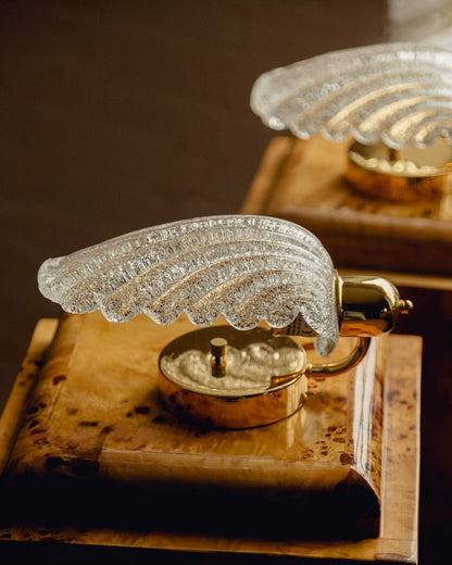 Pair of Murano Scalloped Wall Lights