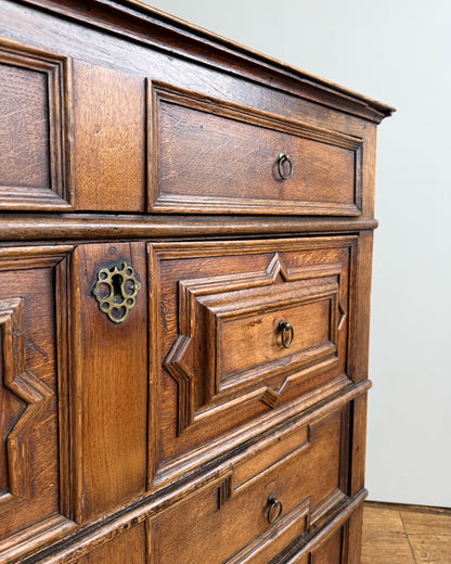 Antique Jacobean Chest Of Drawers