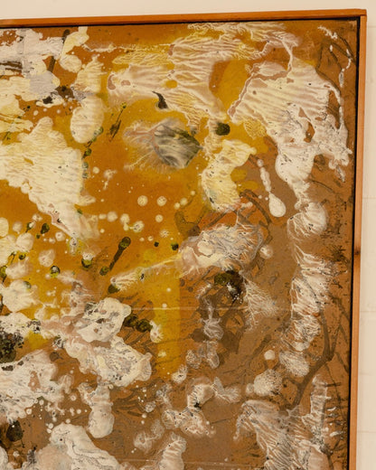 Abstract Ochre and Pink