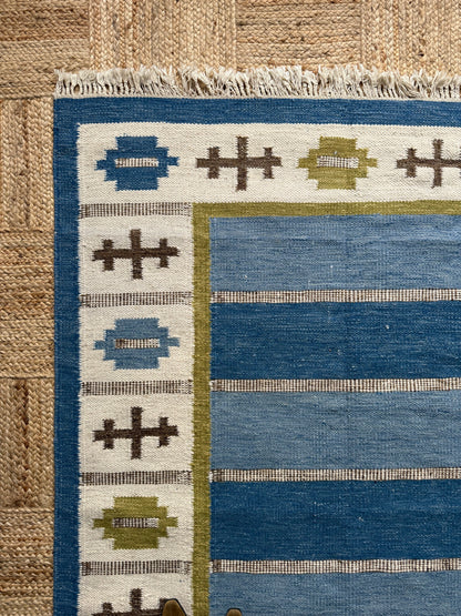 1950’s Swedish Hand Woven Wool Rug