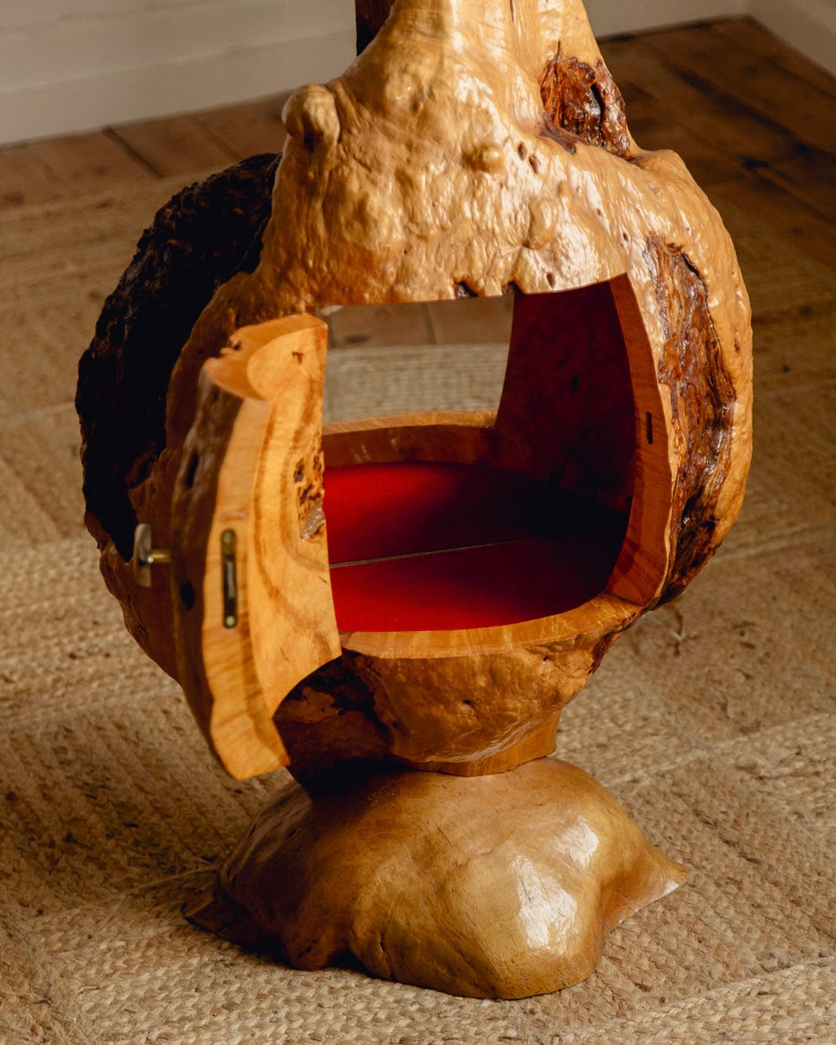 Burl Cocktail Cabinet