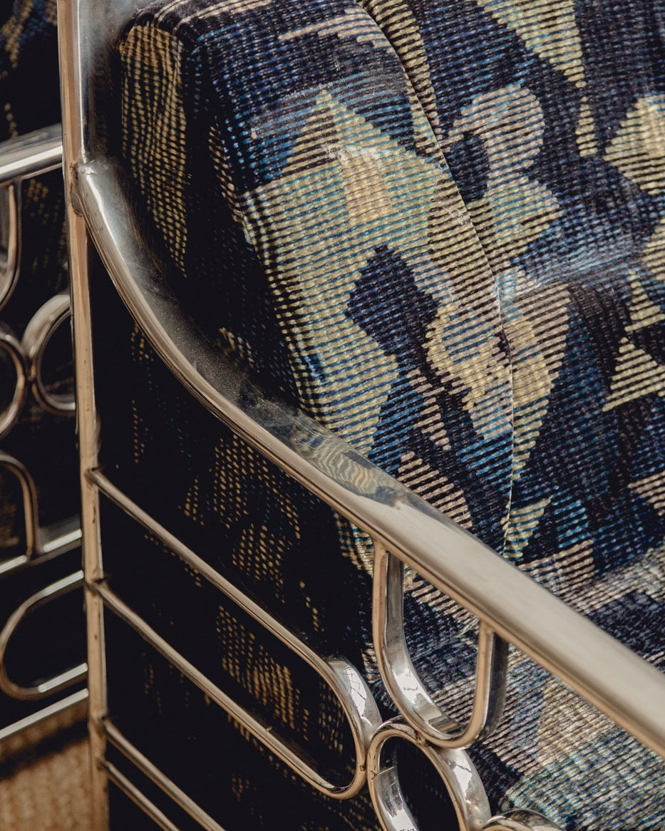 Mid Century Tubular Armchairs