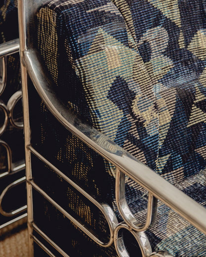 Mid Century Tubular Armchairs