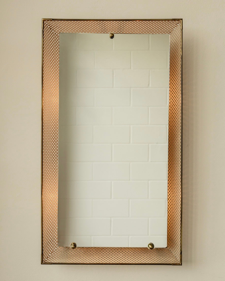 Mid Century Backlit Mirror
