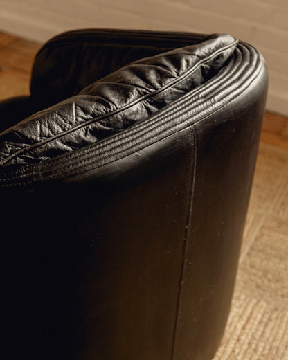 Tub Leather Armchairs