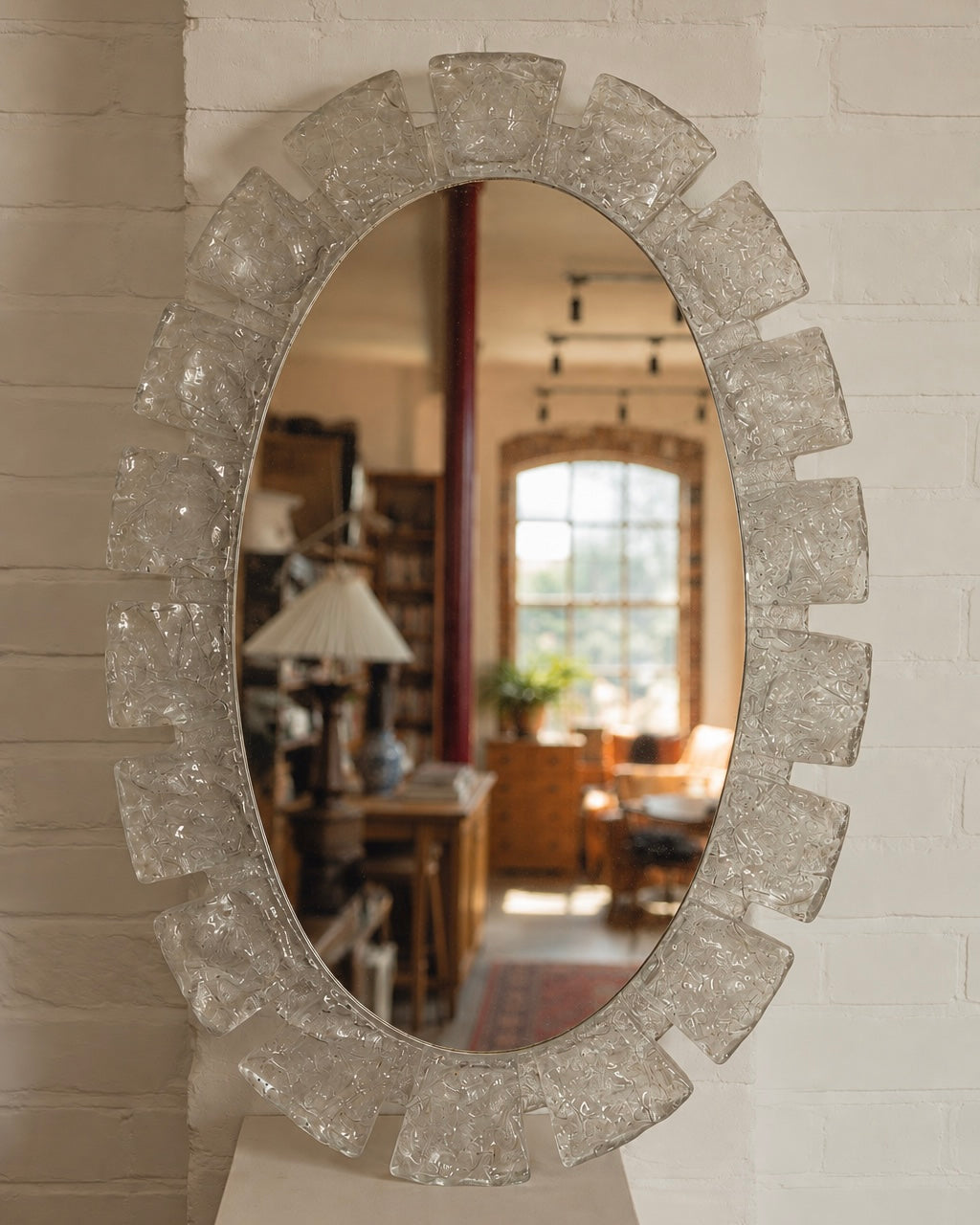 Large Backlit Mirror by Egon Hillebrand