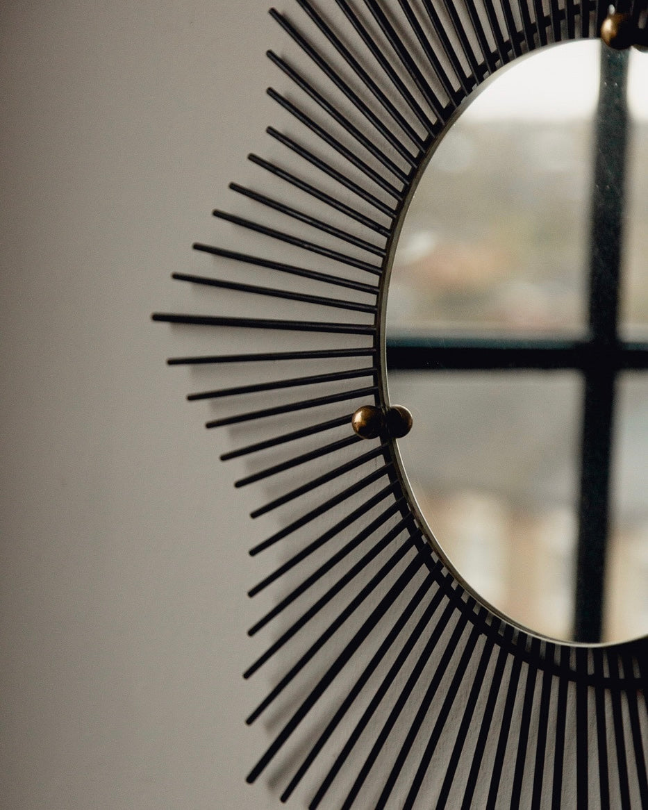 1950’s French Sunburst Mirror