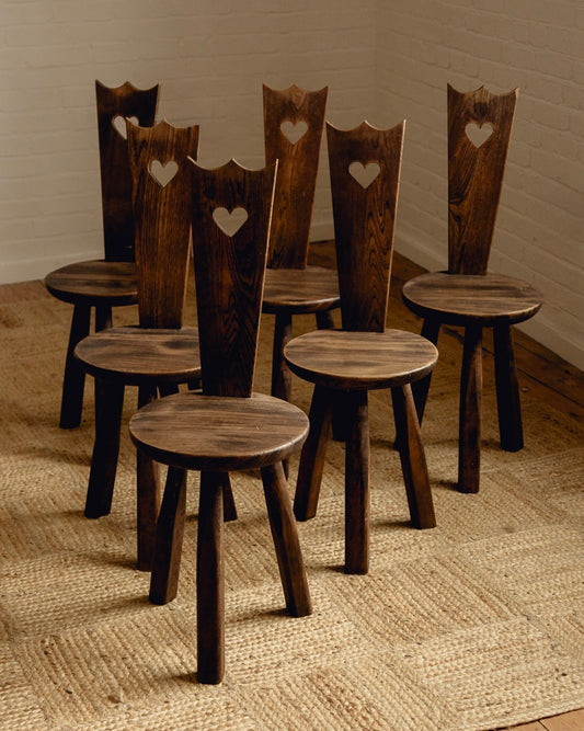 Heart Back Chairs