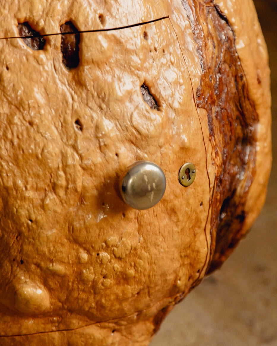 Burl Cocktail Cabinet