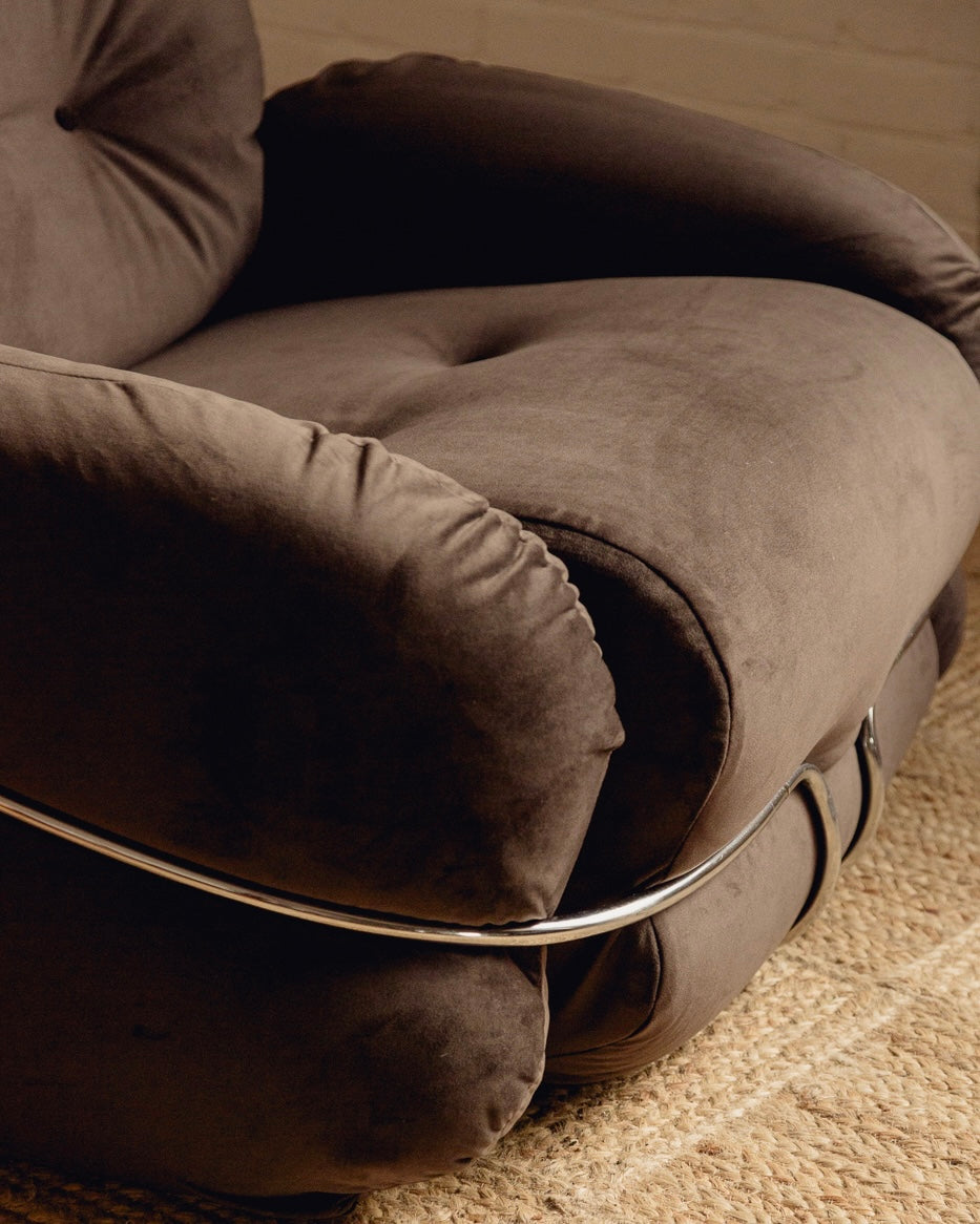 Italian Armchairs by Adriano Piazzesi