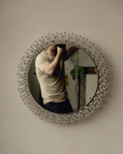 Mid Century Backlit Mirror by Emil Stejner
