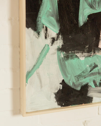 Abstract Mint and Blush
