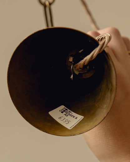 "Onion" Brass Ceiling Light by Sven Aage Holm Sørensen