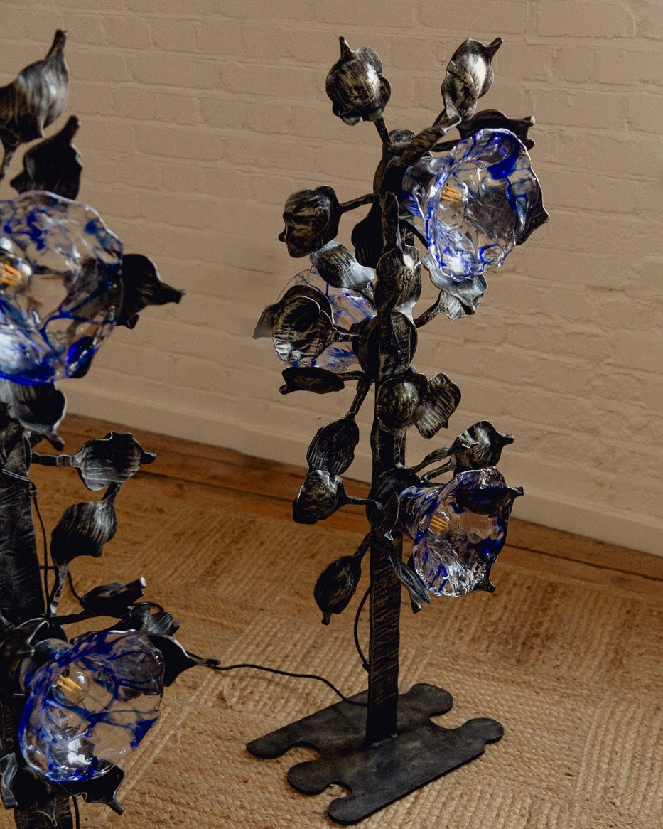 1970s Italian Brutalist Murano Floor Lamps - Priced Individually