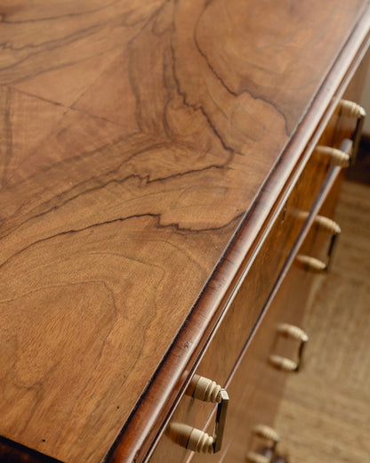 Art Deco Walnut Chest Of Drawers