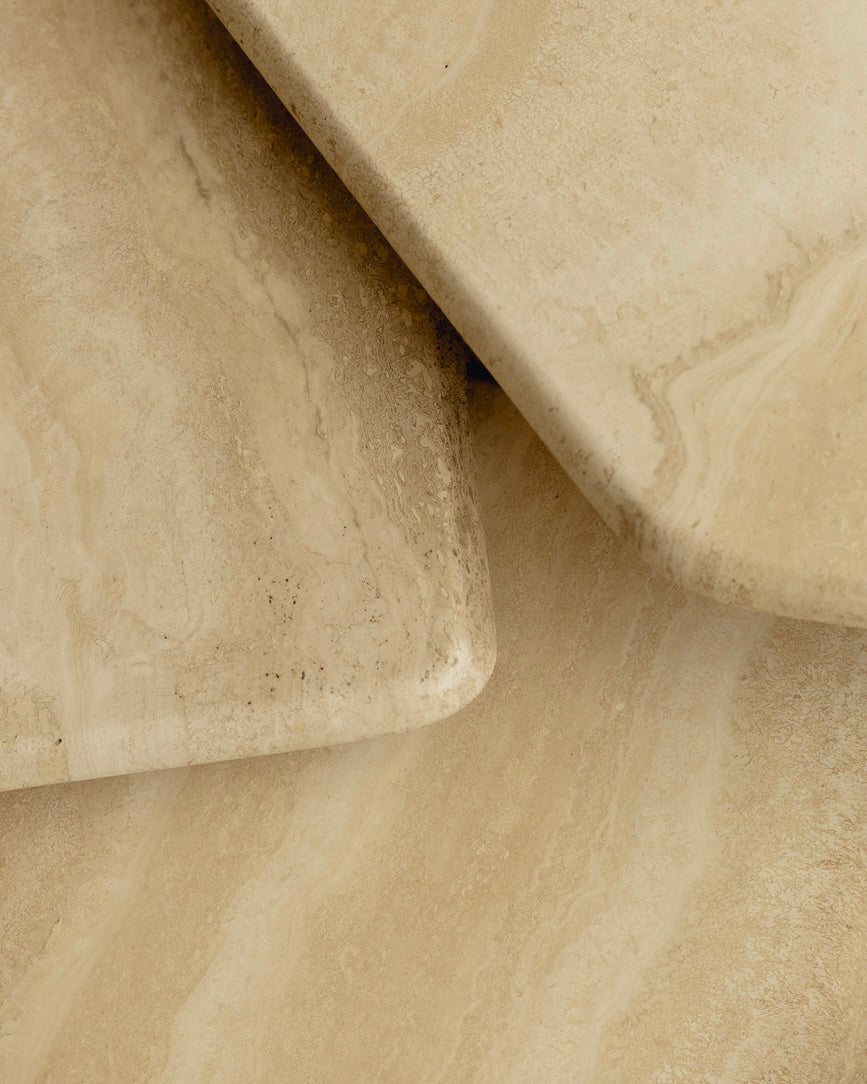 Travertine Trio Coffee Table