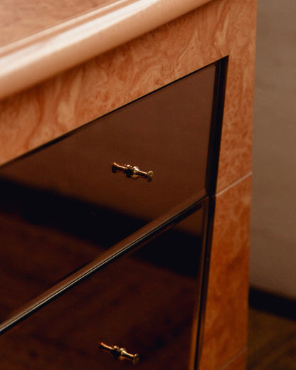 Burl Chest of Drawers/Sideboard