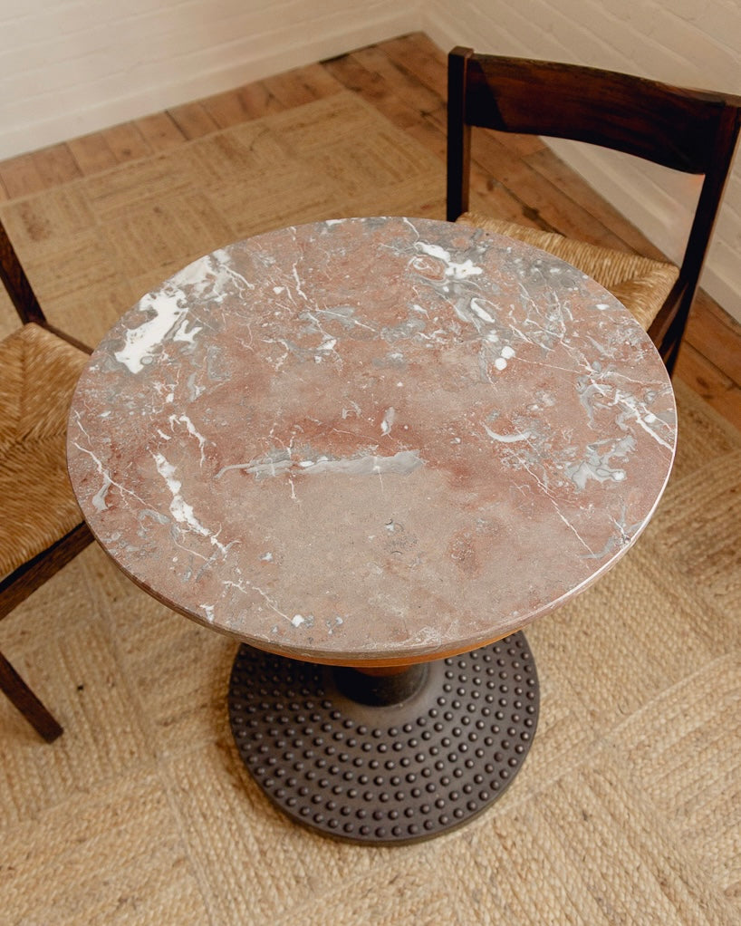 French Marble Bistro Table